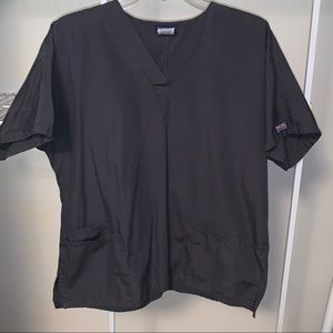 Gray Cherokee scrub top size M